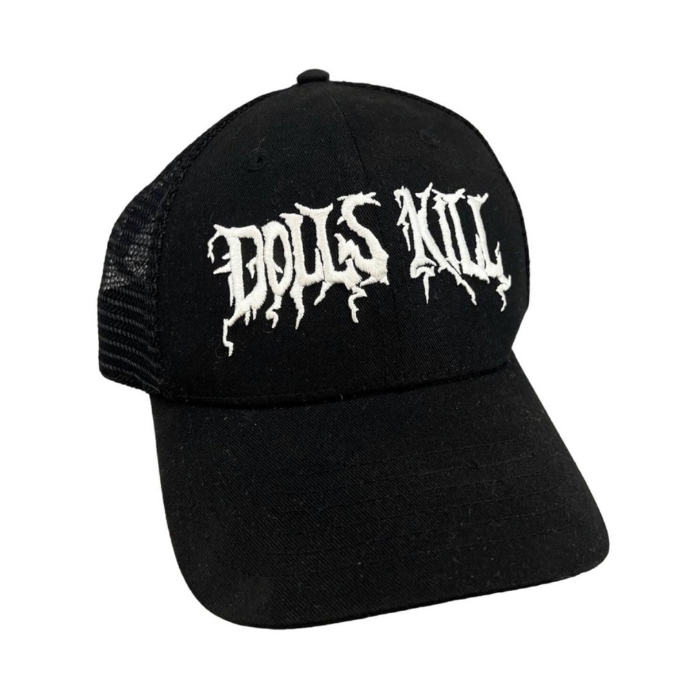 ✨ NWOT- DOLLS KILL OFFICIAL MERCH EMBROIDERED LOGO TRUCKER HAT ✨